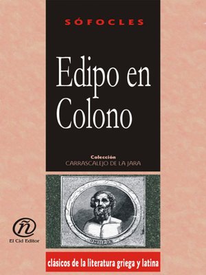 cover image of Edipo en Colono